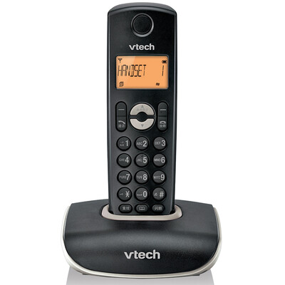 

VTech (Vtech) VT1047CN автономный цифровой беспроводной телефон подсветка экрана домашнего офиса беспроводной хост-черный