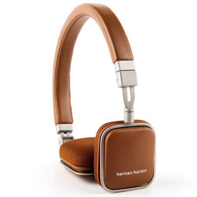 

Harman Kardon SOHO headset portable headphones Andrews brown