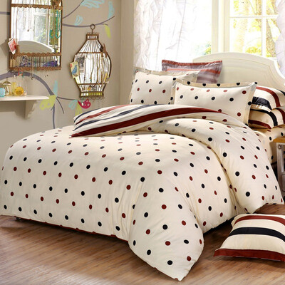

Jingdong Supermarket] Ai Wei bedding home textile double bed four sets of cotton bedding kits 1.5 bed (naked marriage era 2