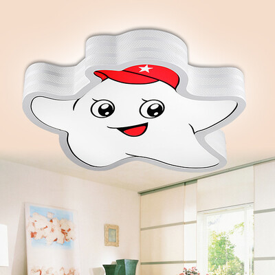 

NVC LED bedroom ceiling light children&39s room warm creative cartoon star light decorative lights 24W EOX9020