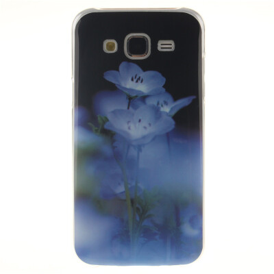 

Blue flower Pattern Soft Thin TPU Rubber Silicone Gel Case Cover for SAMSUNG Galaxy J5