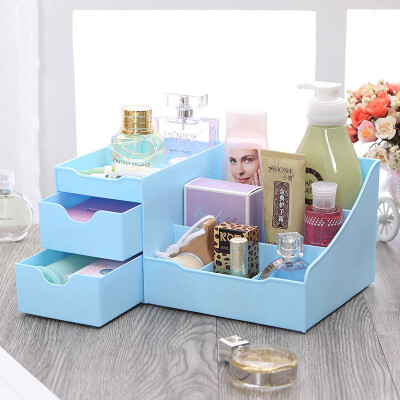 

[Jingdong supermarket] according to the empire EDO cosmetics storage box drawer-style plastic jewelry storage box desktop finishing box TH1159 pink