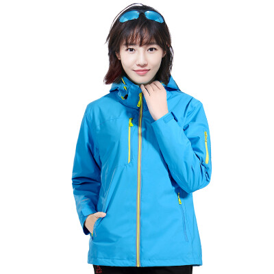 

Pellie&PELLIOT outdoor jackets men&women couples three in one or two sets of Jackets climbing suits 1824 women blue