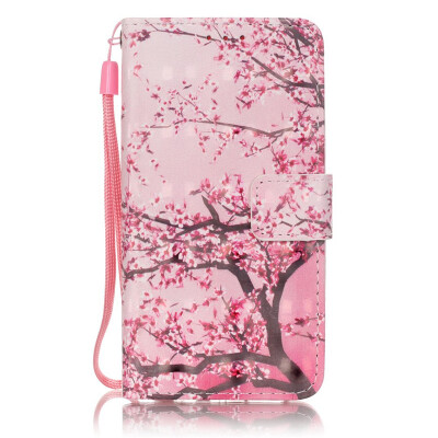 

Cherry blossom Design PU Leather Flip Cover Wallet Card Holder Case for SAMSUNG A310