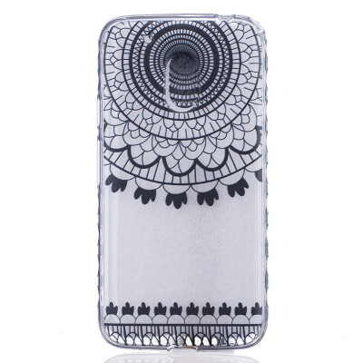 

Black wind chimes Pattern Soft Thin TPU Rubber Silicone Gel Case Cover for Moto G4/G4 Plus