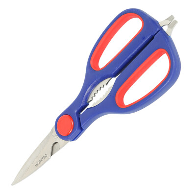 

WORKPRO W015015N Household kitchen cut chicken bone scissors multifunction sharp tool cut sewing scissors office big scissors blue