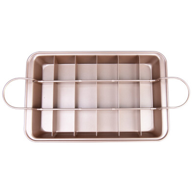 

Yang Chen baking tools mini square cake mold brownie cake mold in the bottom three sets of oven with oven YC80125