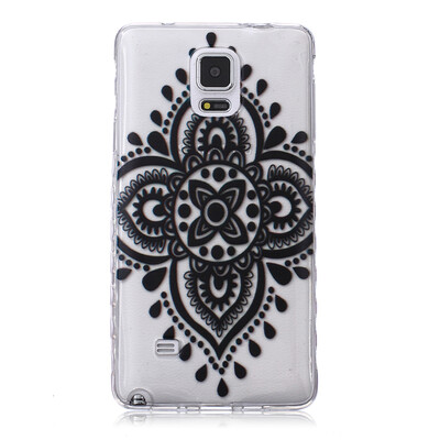 

Black Chinese knot Pattern Soft Thin TPU Rubber Silicone Gel Case Cover for SAMSUNG GALAXY Note 4