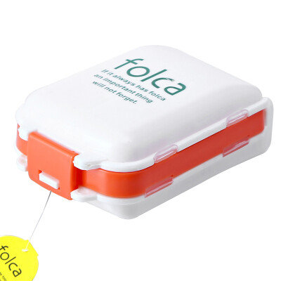 

BZN Portable Foldable Pill Vitamin Box Case