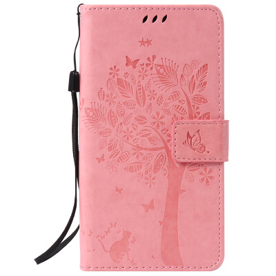 

Pink Tree Design PU кожа флип крышку кошелек карты держатель чехол для SONY Z5 PLUS