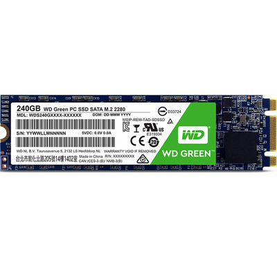 

Western Digital (WD) Green Series 240G M.2 Интерфейс Твердотельный накопитель (WDS240G1G0B)