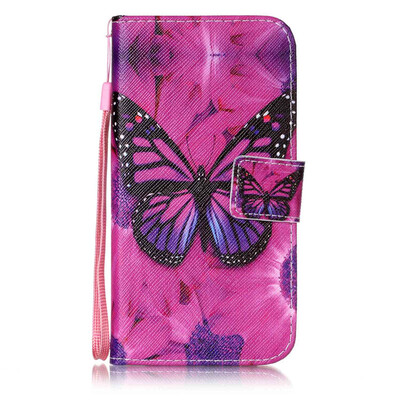 

Black Butterfly дизайн PU кожа флип крышку крышки кошелька карты чехол для Samsung Galaxy J3（2016）/J310