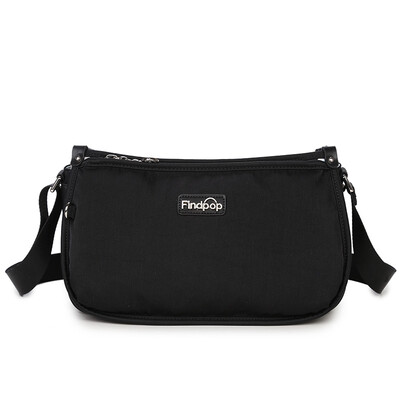 

Fitipu findpop Messenger bag женский холст нейлон сумка среднего возраста мать леди сумка 88 черный