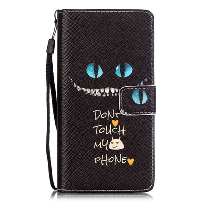 

Blue Eyes Design PU Leather Flip Cover Wallet Card Holder Case for HUAWEI P9LITE