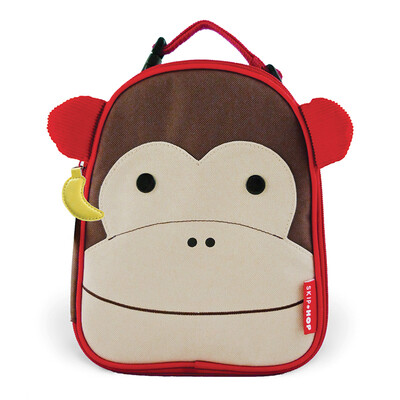 

SKIP HOP Cute Zoo Warm Lunch Bag Handbag Bag Child Picnic Bag - Monkey 3 years old US imports