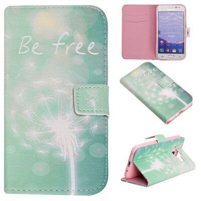 

Green dandelion Design PU Leather Flip Cover Wallet Card Holder Case for SAMSUNG GALAXY CORE Prime G360