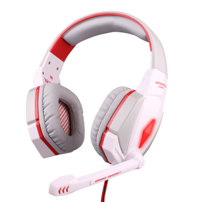 

Zhuo (KOTION EACH) G4000 computer game headset headset professional cf lol with a microphone yy bass trend white red