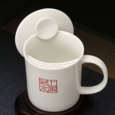 

【Jingdong Supermarket】 Hengfu Mid-Autumn Festival gift mug cup of personal cup cup patent tea through the filter tea gift cups on the good water