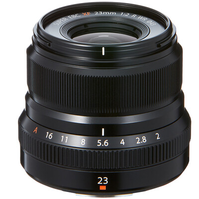 

Fuji (FUJIFILM) XF23mm F2 R WR черный стандарт с фиксированным фокусом линза классических гуманитарных науки тихой улицы съемка капельного пыль быстро шаговый двигатель