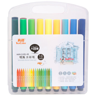 

Truth (Truecolor) WM-2102-48 large triangular PP PP boxed watercolor pen 48 color