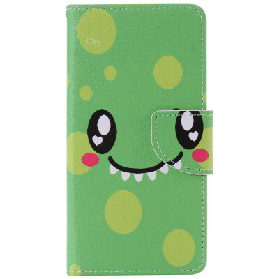 

Green Smile Design PU Leather Flip Cover Wallet Card Holder Case for SONY X Performance