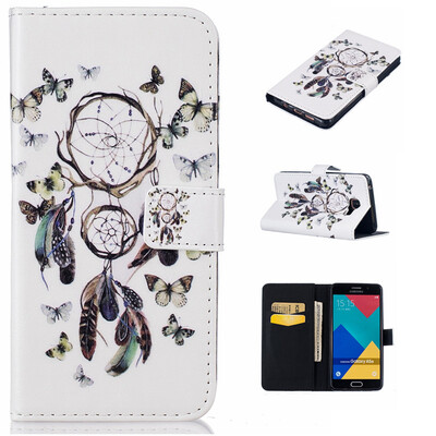 

Butterfly chimes Design PU Leather Flip Cover Wallet Card Holder Case for SAMSUNG Galaxy A5 2016 A510