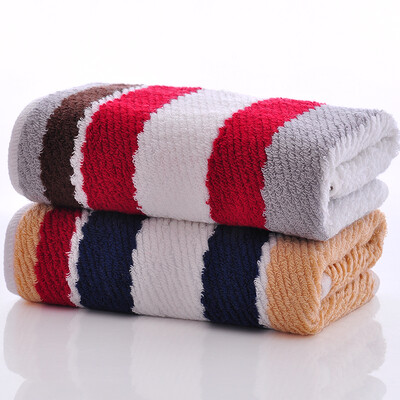 

Yong Liang towel home textiles cotton jacquard towel wash towel 2 red blue 100g piece 34x70cm