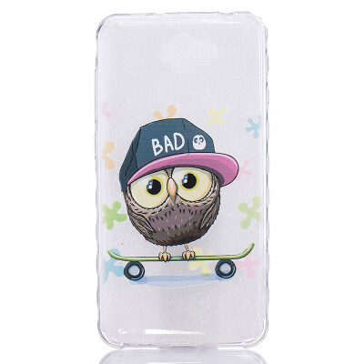 

Owl Pattern Soft Thin TPU Rubber Silicone Gel Case Cover for HUAWEI Y5 II