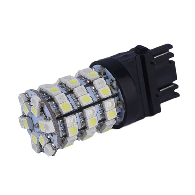 

1x 3157 60SMD двойной цвет Switchback Белый Янтарный сигнал поворота Светодиодная лампа