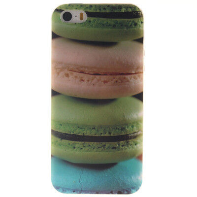 

Hamburgers Pattern Soft Thin TPU Rubber Silicone Gel Case Cover for IPHONE 55S5SE