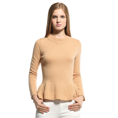 

ASOBIO с капюшоном юбка с длинным рукавом вязать вязать свитер 4342225562 324 # Горчица желтый 160 / 84A-S