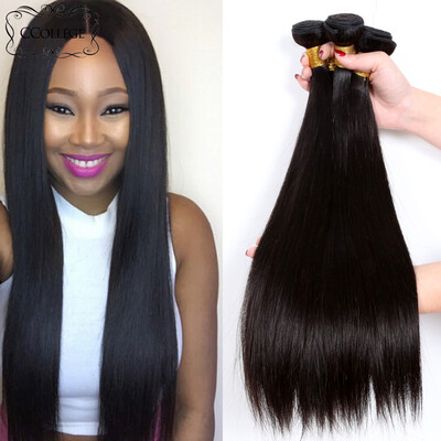 

CCollege Hair Brazilian Straight Hair 4 Bundles 8A Brazilian Virgin Hair Straight Brazilian Human Hair Weave Bundles Accessories