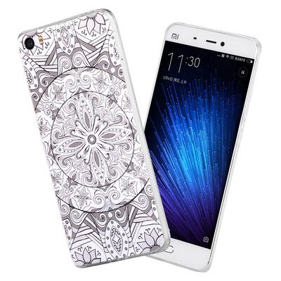

ESCASE millet 5 mobile phone shell millet 5 mobile phone sets millet phone shell wrestling soft shell illustrations 515 inch Han Ting white jade
