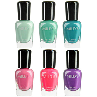 

MILD'S Peelable Nail Polish Set 7ml * 6