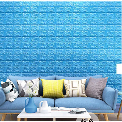 

MyMei C0445-GN 3d Brick Pattern Wallpaper Bedroom Living Room Modern Wall Background Tv Decor