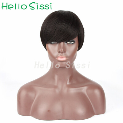 

Brazilian Human Hair Wigs Perruque Cheveux Humain Short Cut Human Hair Wigs for Black Women Full Lace Human Hair Wigs