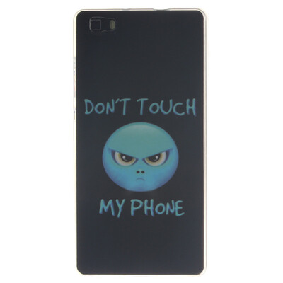 

Anger Pattern Soft Thin TPU Rubber Silicone Gel Case Cover for HUAWEI P8 Lite
