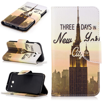 

TowerDesign PU Leather Flip Cover Wallet Card Holder Case for Samsung Galaxy J3 2017