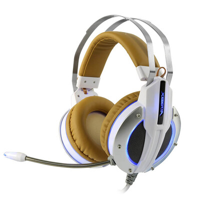 

Xiberia X11 Over-ear USB LED Gaming Headsets with Microphone Super Bass 3.5mm Plug