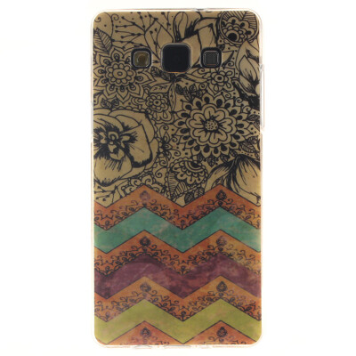 

Wave flower Pattern Soft Thin TPU Rubber Silicone Gel Case Cover for SAMSUNG GALAXY A5