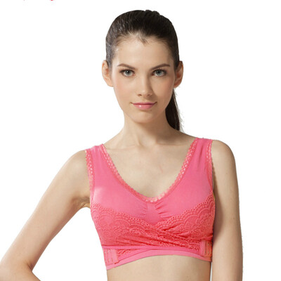 

Jingdong Supermarket Snow Flying Sports Bra Sexy Lace Fitness No Steel Ring Bra XWX7810 Black XL