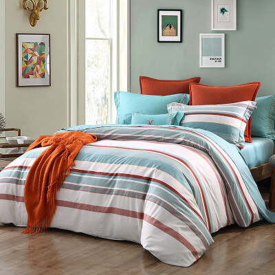 

MENGJIEJIAFANG print cotton bed set/bed kit (duvet cover/bed sheet/pillowcase