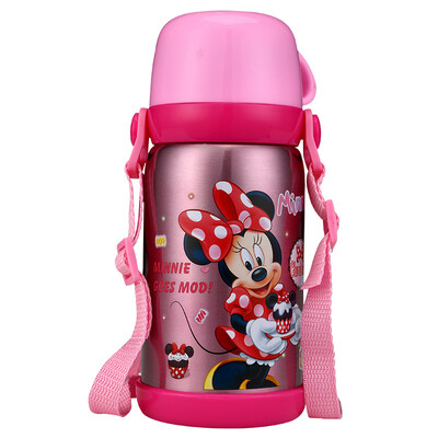 

【Jingdong Supermarket】 Disney (Disney) Insulation Cup Minnie 600ml children's stainless steel kettle male and female students straight drink cup
