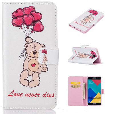 

Balloon and bear Design PU Leather Flip Cover Wallet Card Holder Case for SAMSUNG Galaxy A5 2016 /A510