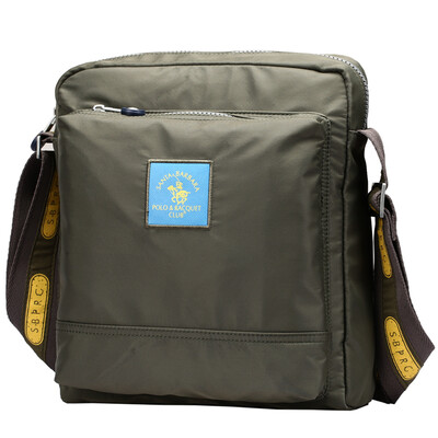 

St Paul&39s men&39s shoulder bag male bag Messenger bag leisure vertical canvas bag travel waterproof packet gray