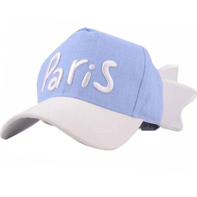 

【Jingdong Supermarket】 Meng Si Ke (MSEK) WMZ160487 Women's Baseball Cap Korean Fashion Net Yarn Butterfly Shade Hooded Blue White