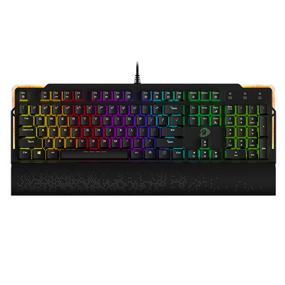 

Общее отлично (смеет-и) EK815 87 клавиш подсветки игры белого вод механической клавиатура черный вал