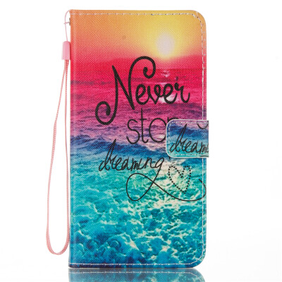 

Sunset Design PU Leather Flip Cover Wallet Card Holder Case for LG V20