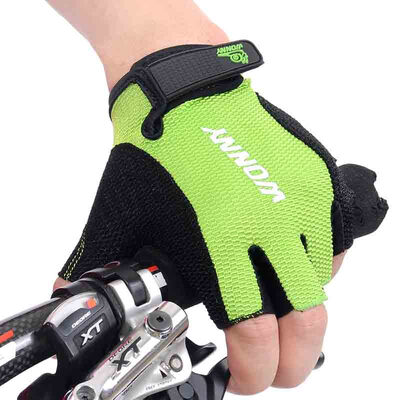 

Snail WONNY zx-049 summer riding gloves semi-breathable mountain bike gloves damping dynamic cycling gloves non-slip green M