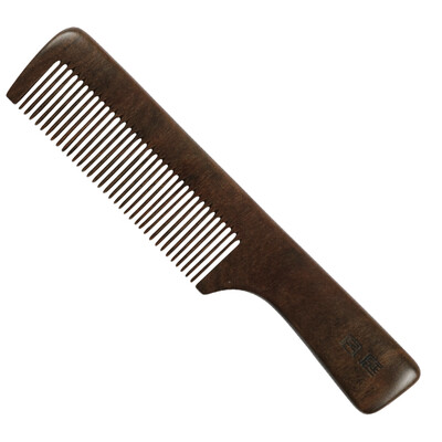 

Jingdong supermarket] palace court dark sandalwood comb thick tooth ripple long handle birthday gift gift box gift packaging H18-5